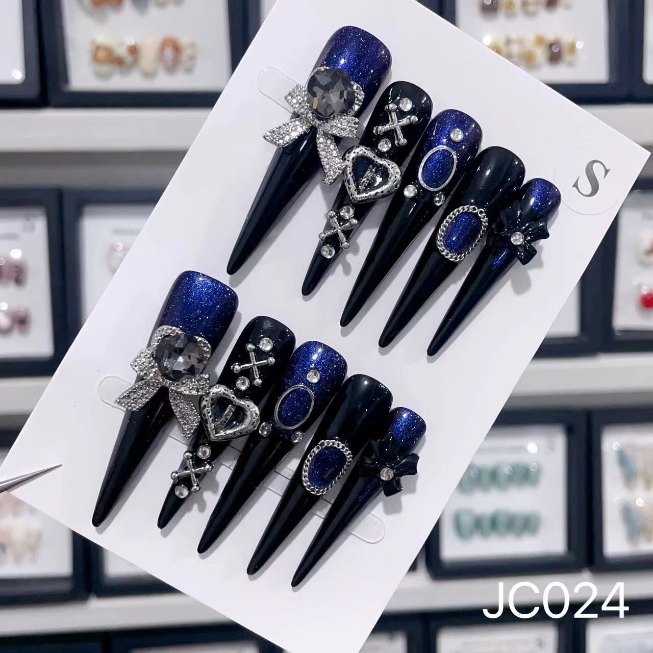 Extra Long 5.5cm Stiletto Press-On Nails Collection | Dozens of Styles | Reusable & Ready to Wear