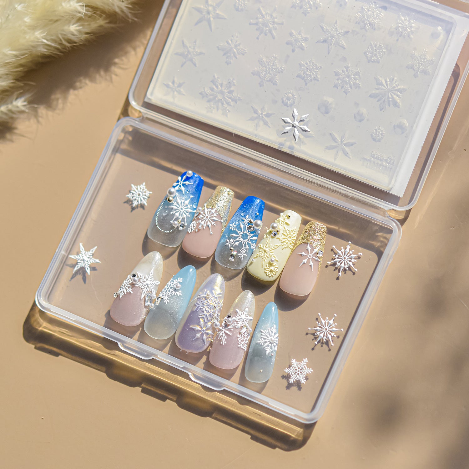 365nails: "Snowflake Silicone Mold" – nail art stickers