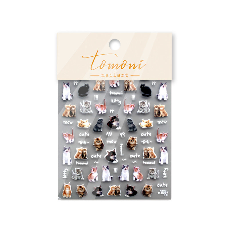 365nails: "cute kitty cat" – Nail Art Stickers