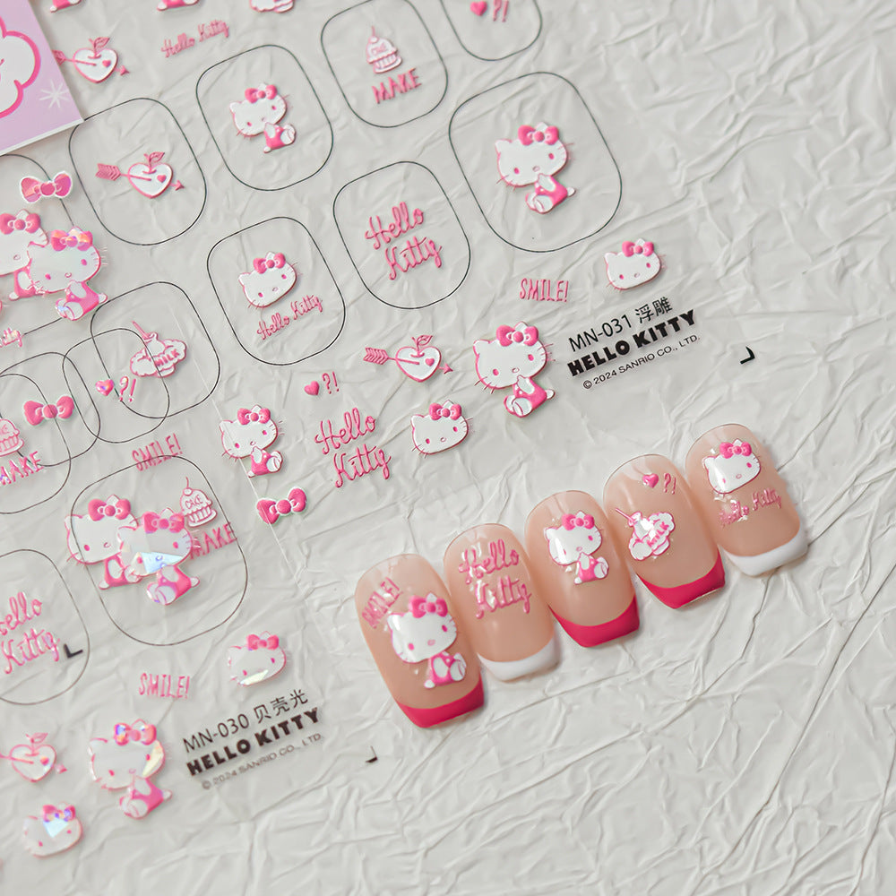 365nails: "Hello Kitty Kawaii" – Nail Art Stickers