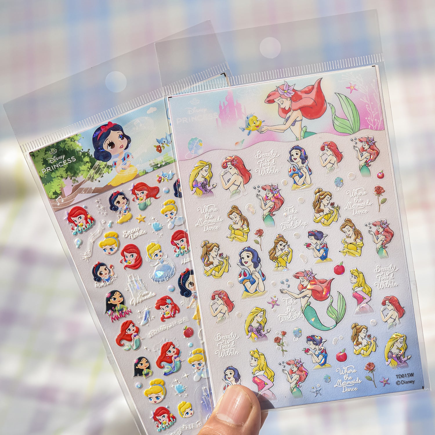 365nails: "Disney Princess Story" – nail art stickers