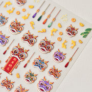 365nails: 復古中國吉祥書法 美甲貼紙
