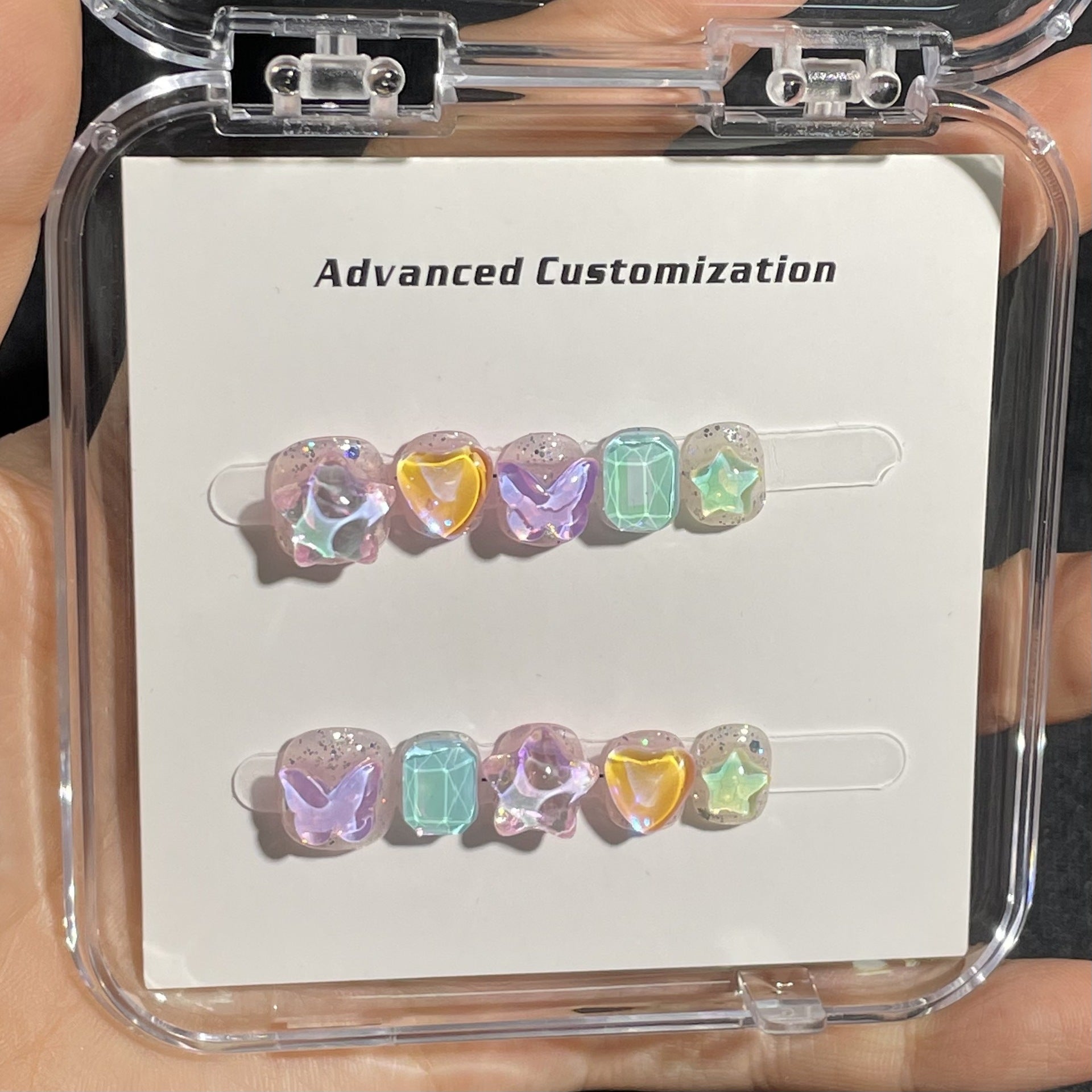 甜美卡通糖果兒童穿戴甲綜合套組