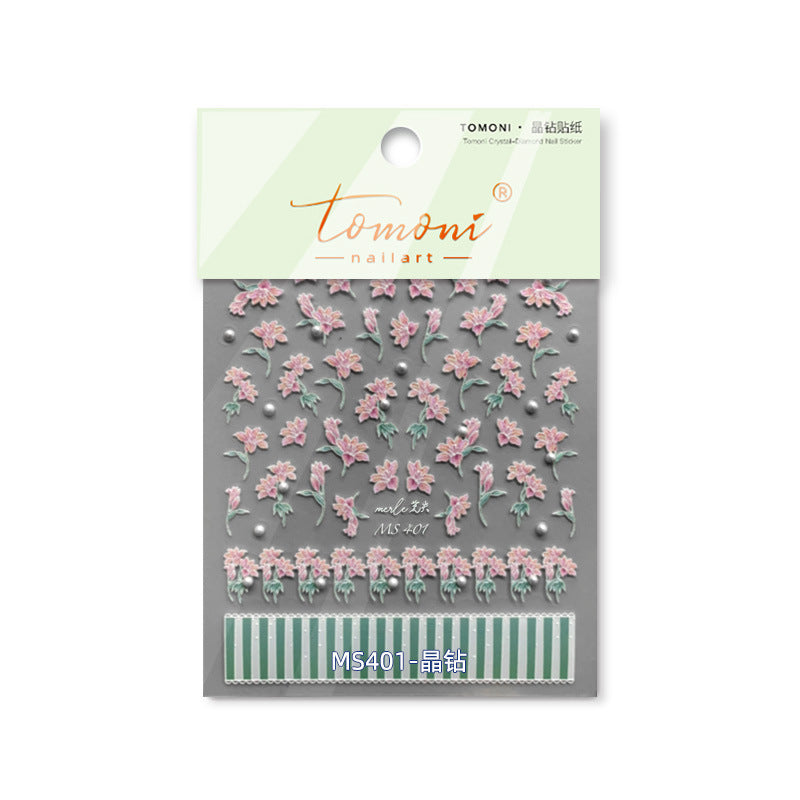 365nails: 幻彩水晶蓮花池 – 美甲貼紙