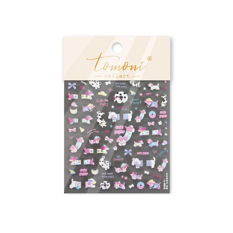 365nails: "Cute Pastel Puppy" – nail art stickers