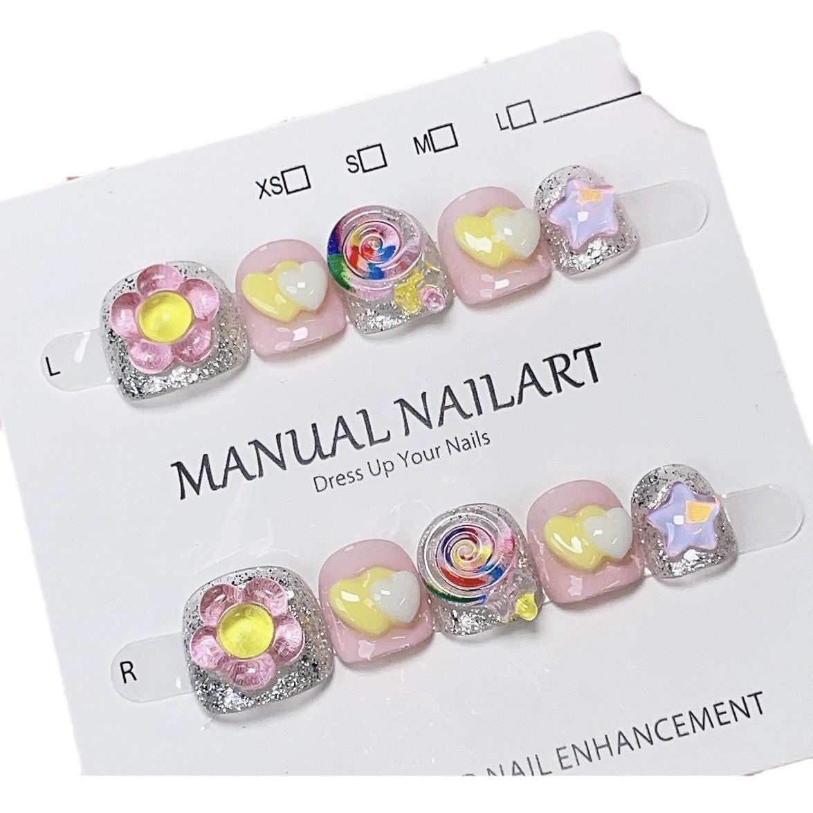 Children's special cute cartoon nail art 3-12 years old girls and children nail art film