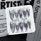 Handemade press on nails Heavy Industry Watercolor Embossed Butterfly Nail Patch  Patch Yiwu Nail Art Wholesale｜365nails