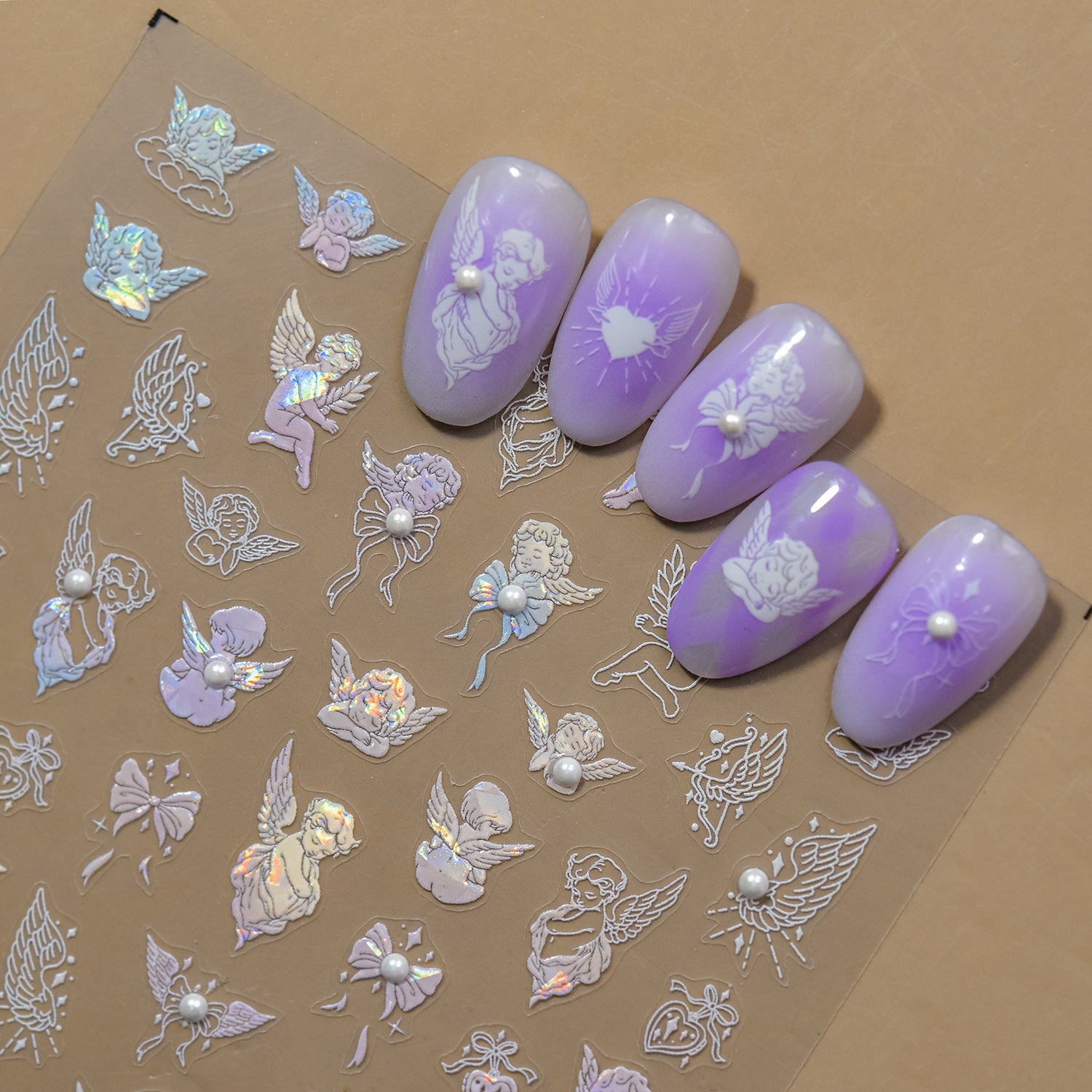 365nails: "Iridescent Crystal Butterfly" – nail art stickers