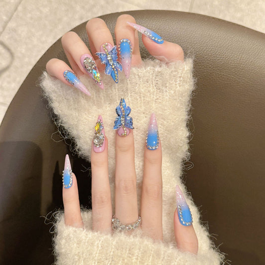 Mine System Long Tip Collection Spice Girls Wear nails Removable Repeated Wear Nails | 365nails