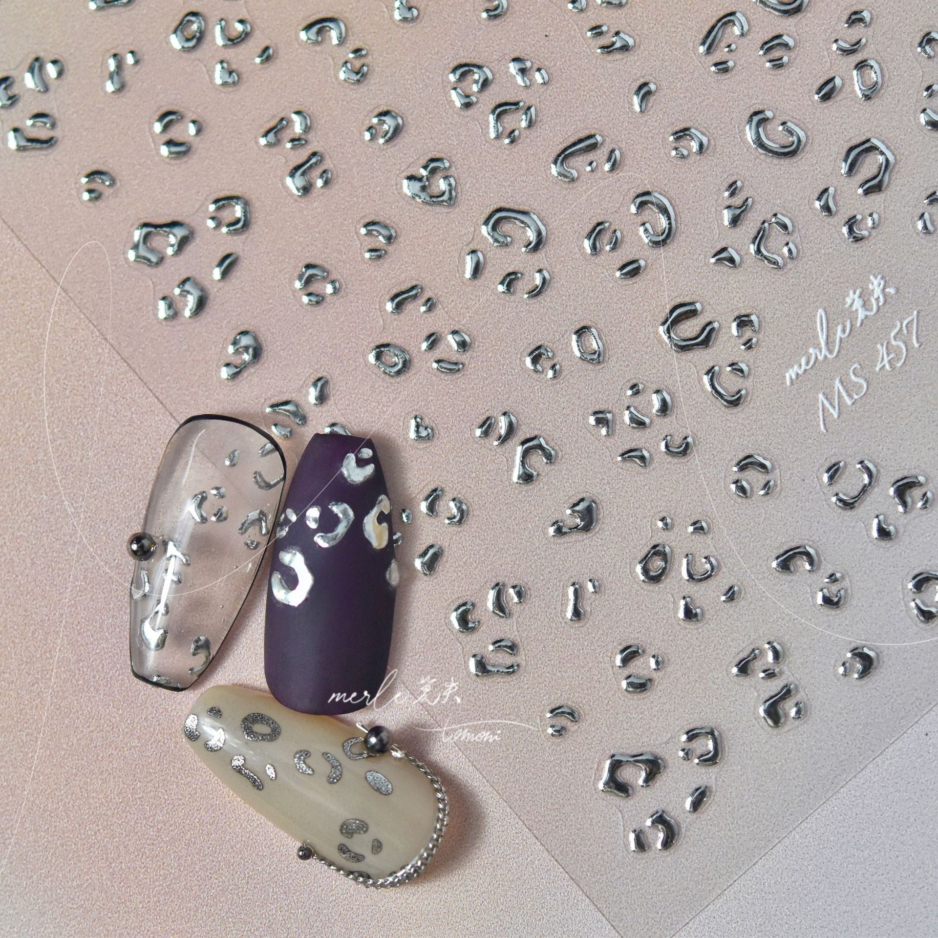 365nails: "Gold Leopard Print" – nail art stickers