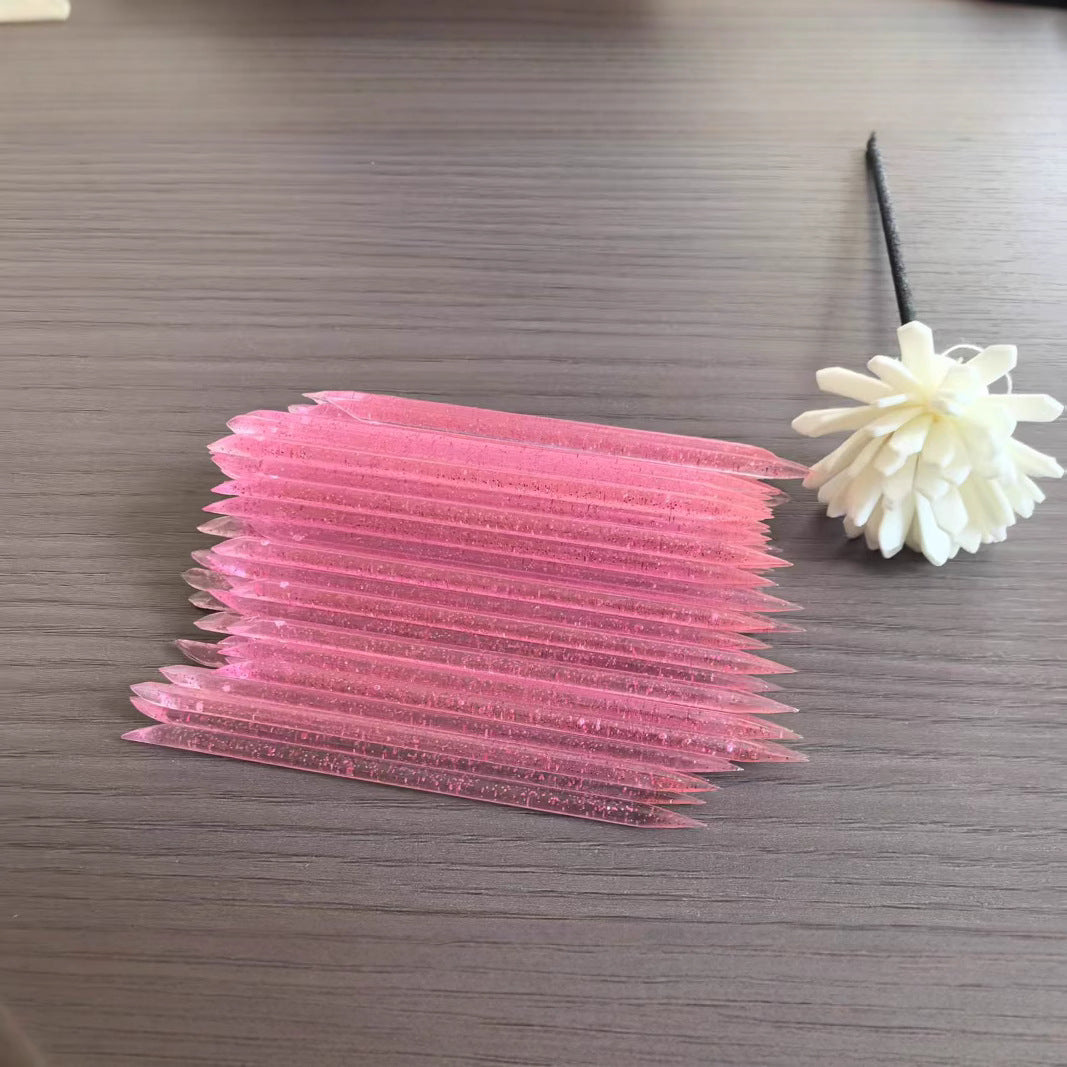 New nail art tool point drilling glue stick crystal rod nail art stick double head push dead skin beauty tool