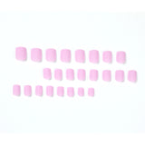 Nail Patch Wearing Nail Wholesale Macaron Color Purple Frosted Nail Sheet Nail Sheet Press on nails