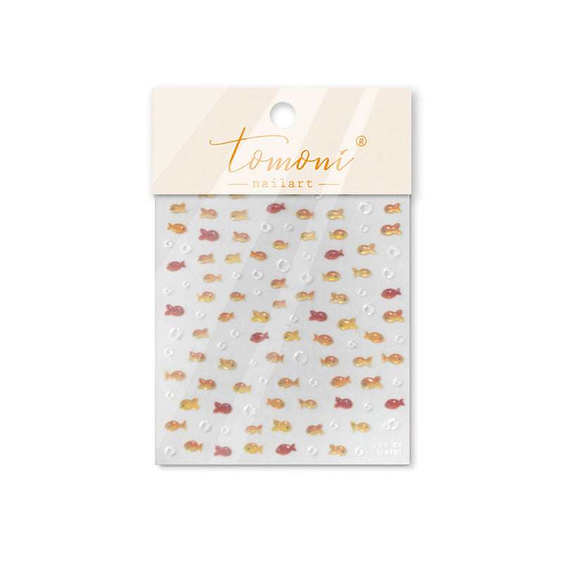 Pearl Shell Goldfish – Lucky Oriental Nail Art Set