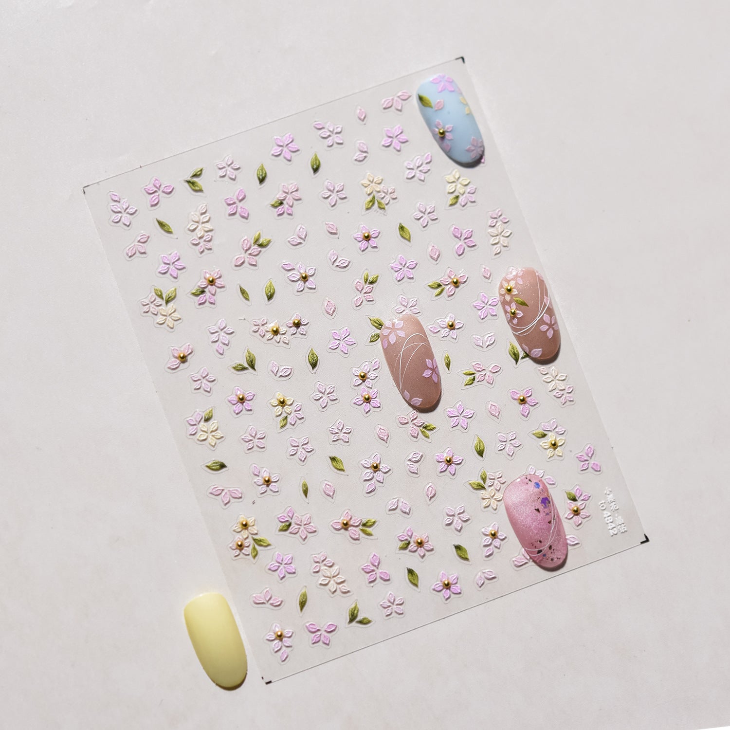 365nails: "Crystal Pink Mini Flower" – nail art stickers