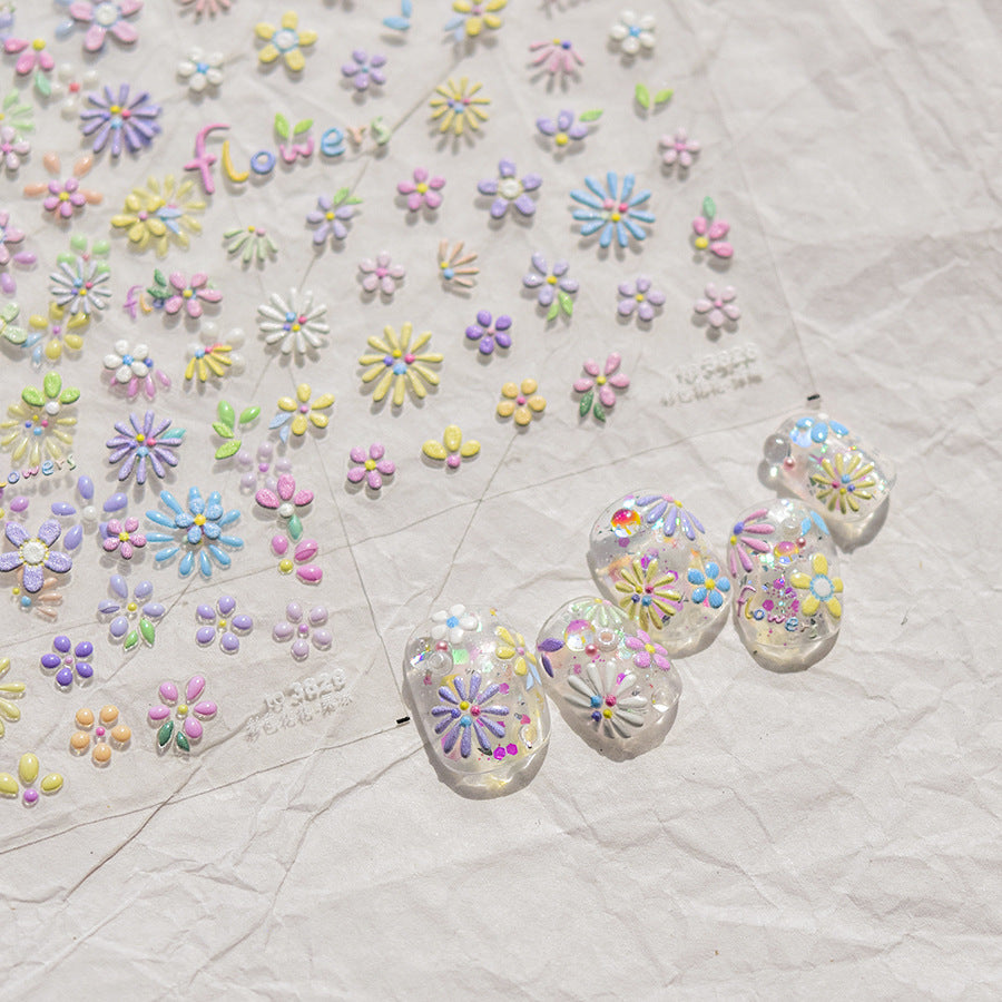 365nails: "margarida pastel flower jelly" – Adesivos para unhas