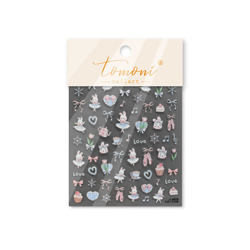 Red Panda Autumn – Cute Animal Nail Art Set