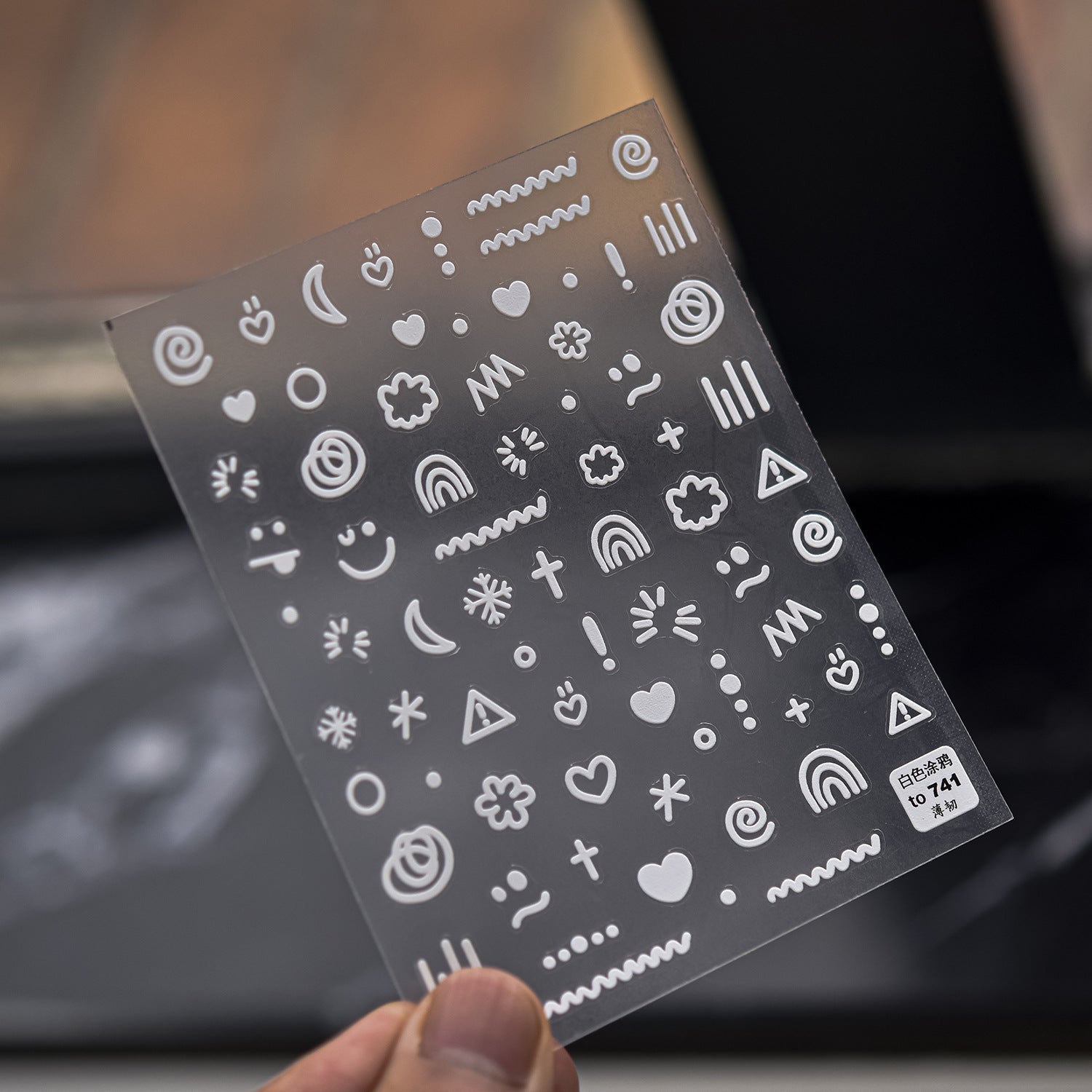 Luxury Teddy Bear: "Big Head Teddy" – 3D Embossed Nail Sticker