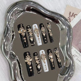 Pure handmade press on nails   nail art fake nails beauty | 365nails