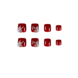 Uñas postizas Summer Flash Diamond Press on Art, parche para uñas, parche para uñas, parche para uñas de los pies, uñas removibles | 365nails