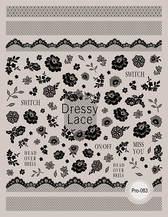 365nails: "Vintage White Lace Border" – Nail Art Stickers