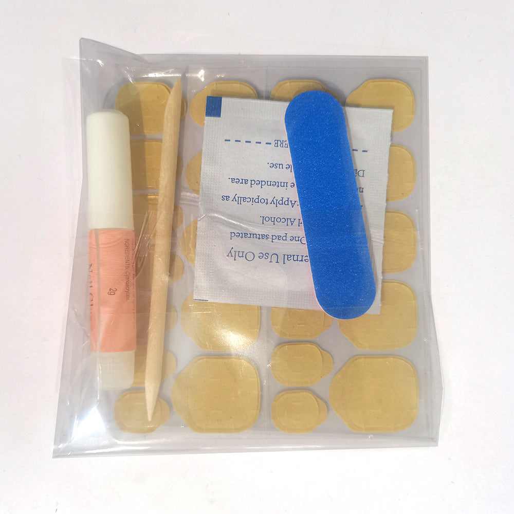穿戴甲用果凍黏膠貼片與工具組（MOQ=5）