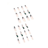 Parche para uñas con diseño de ondas de colores en contraste de tinta, extraíble, para decoración de uñas | 365nails