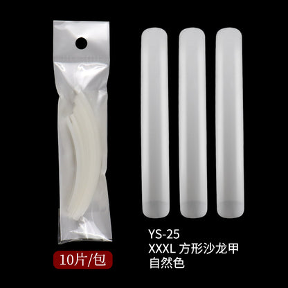 Nail Tips lengthening salon art nail pads 12 pcs bagged pointed  performance manicure super long fake nail pads