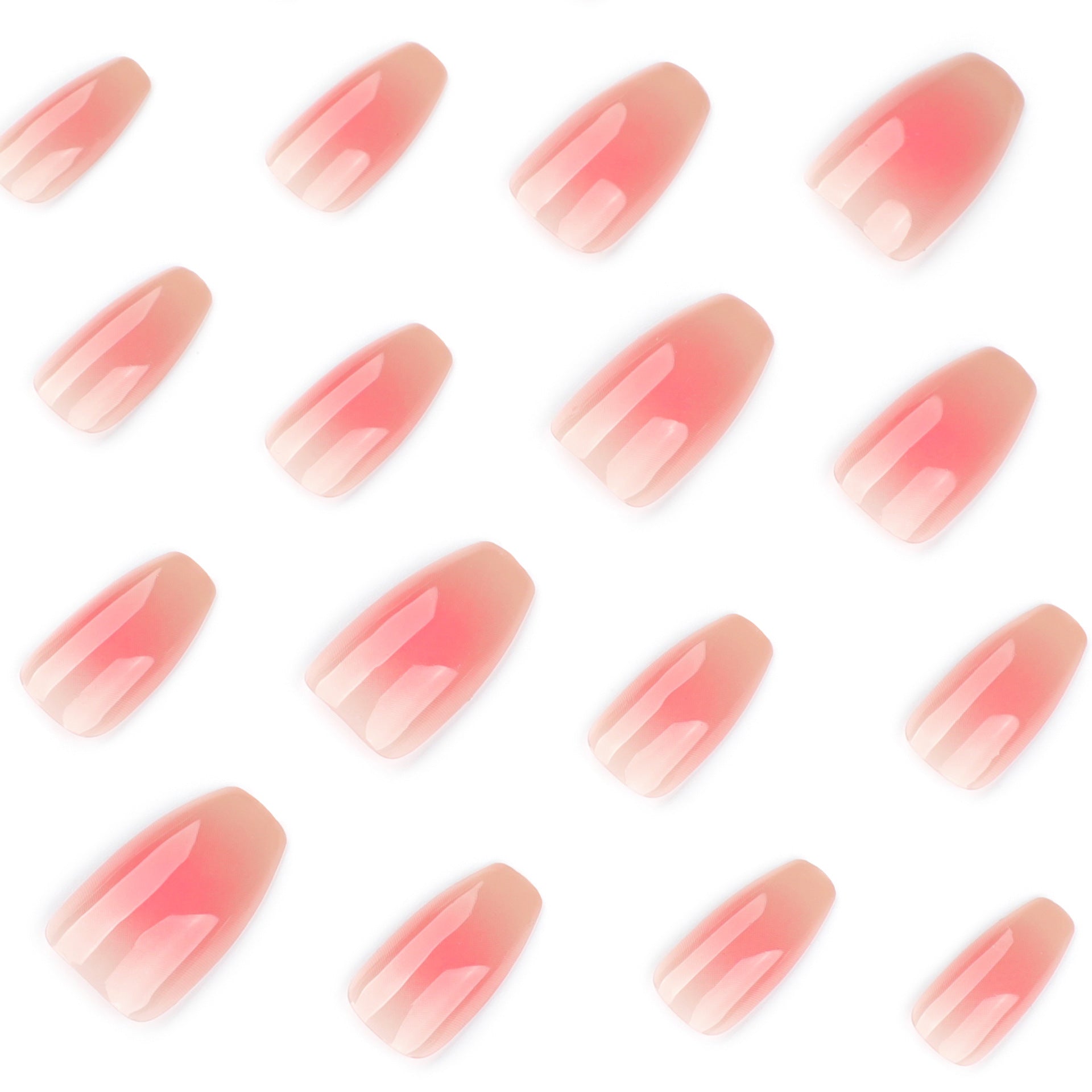 Soft Nude Gradient Daily Press On Nails