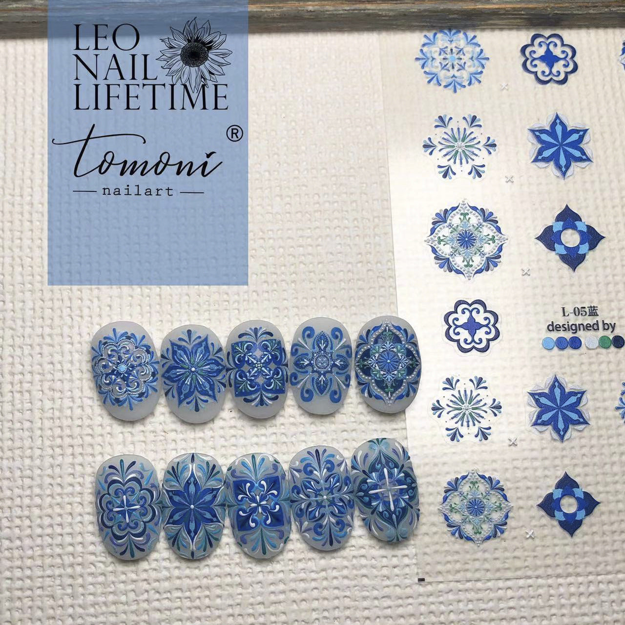 波希風曼陀羅系列：「丁香浮雕」—3D 浮雕甲貼