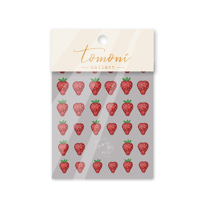 365nails: "Fresh Strawberry" – Nail Art Stickers