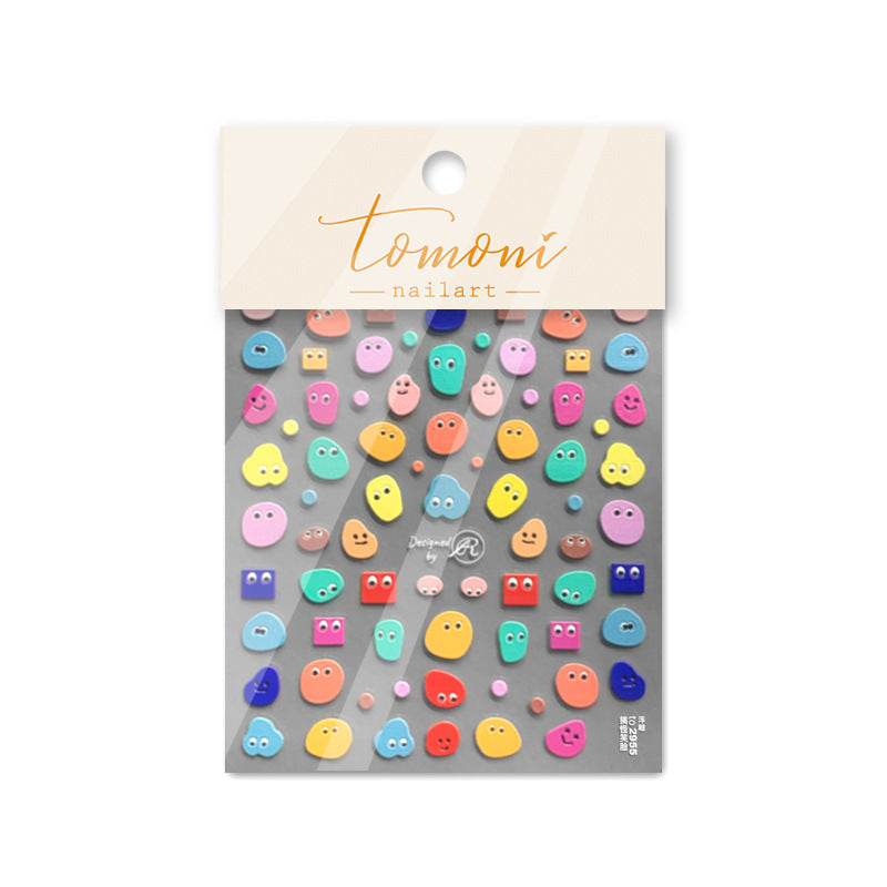 365nails: "cute little monster" – Nail Art Stickers