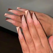 芭蕾風美甲藝術片｜穿戴甲成品｜365nails