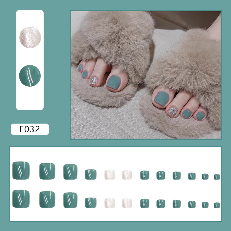 Unhas postiças com acabamento em unhas postiças Unhas postiças removíveis com acabamento em unhas postiças dos pés Unhas dos pés ｜365nails