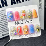 Handmade Press-on Nails Sweet Cool Spice Girl Blush Nail  Duckbill Shape Nail Wearing Fake Nail Wholesale｜365nails
