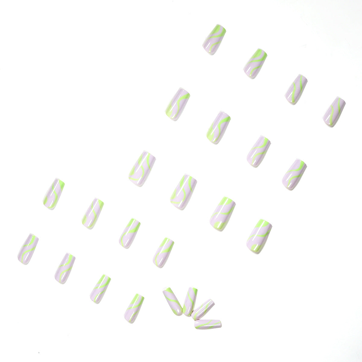 穿戴甲 簡約波浪系列 直供 美白｜365nails