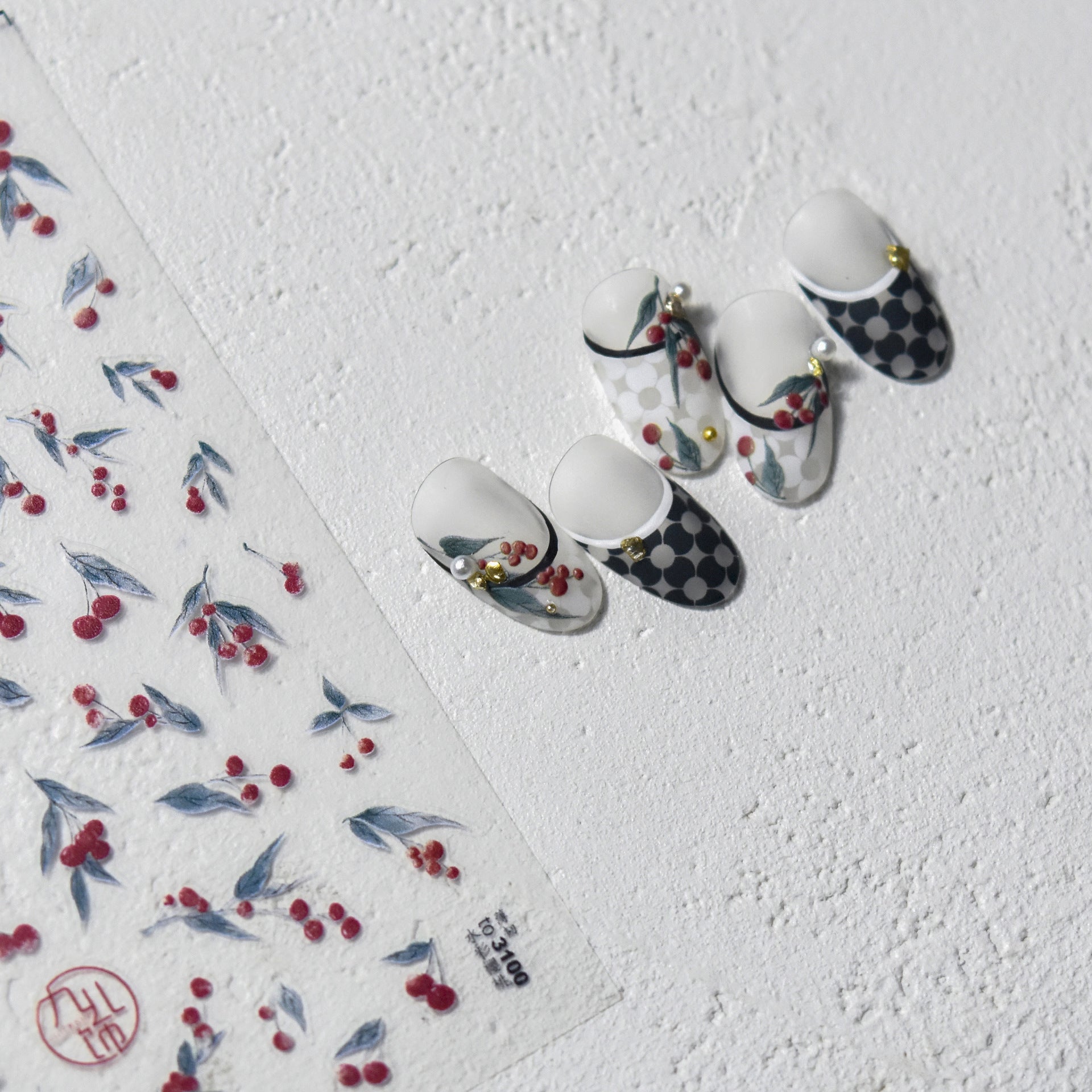 365nails: "Traditional Japanese Noh Mask" – nail art stickers