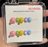 Sweet Cartoon Candy Kids Press On Nails Assorted Set