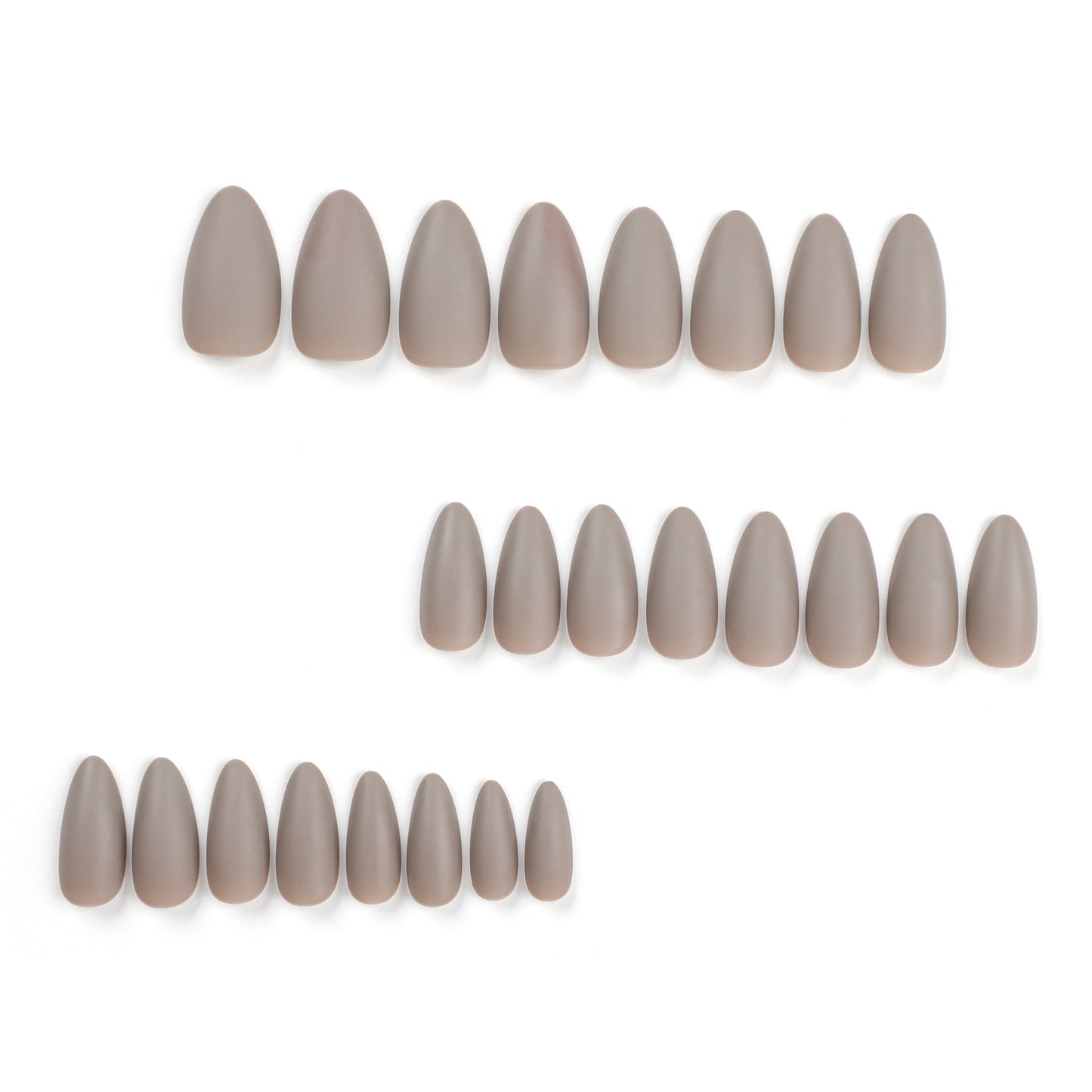 Factory direct sales solid color feel matte nail art wholesale nail art piece finished product press-on nails short nail piece nails｜365nails