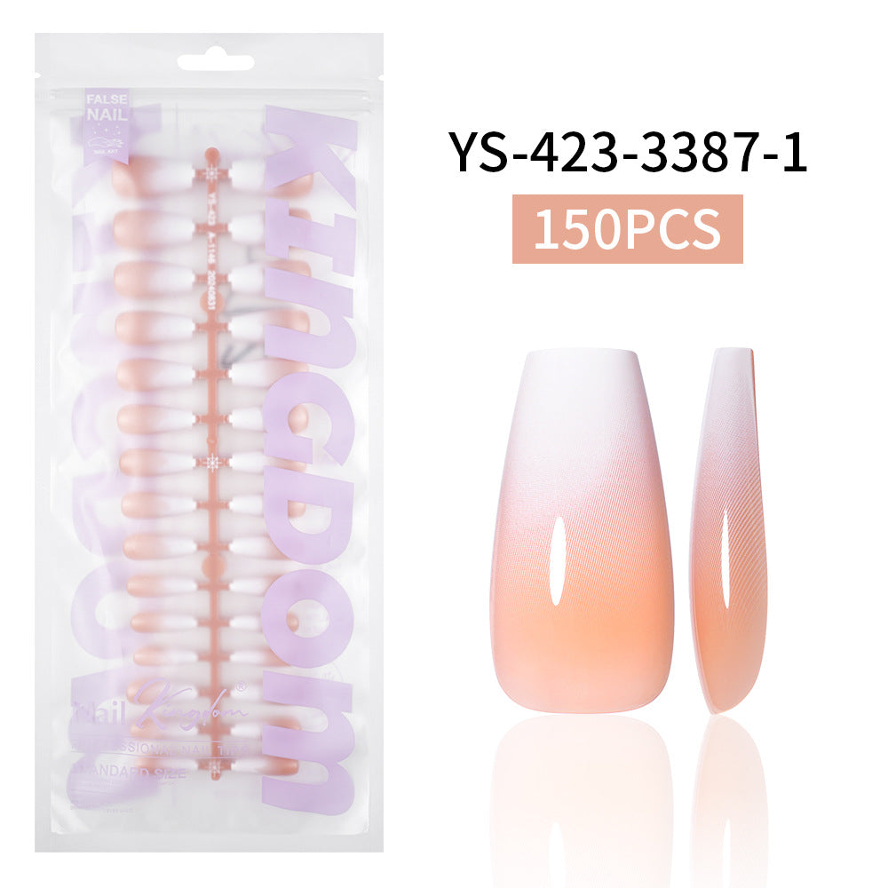 Pointes d'ongles classiques French — faux ongles press-on, 150 pièces préfabriquées (MOQ=3)