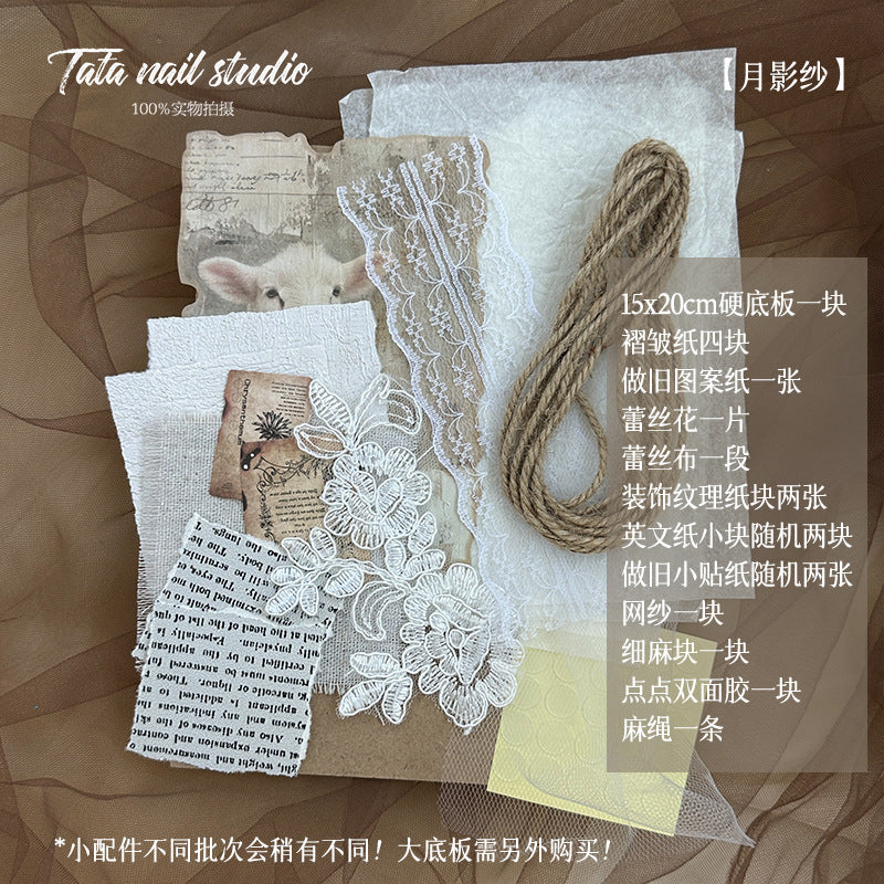 365nails: "Natural Vintage Nail Display Board Kit" – nail art photography props