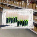Neon Green Black Graphic Gradient Press On Nails