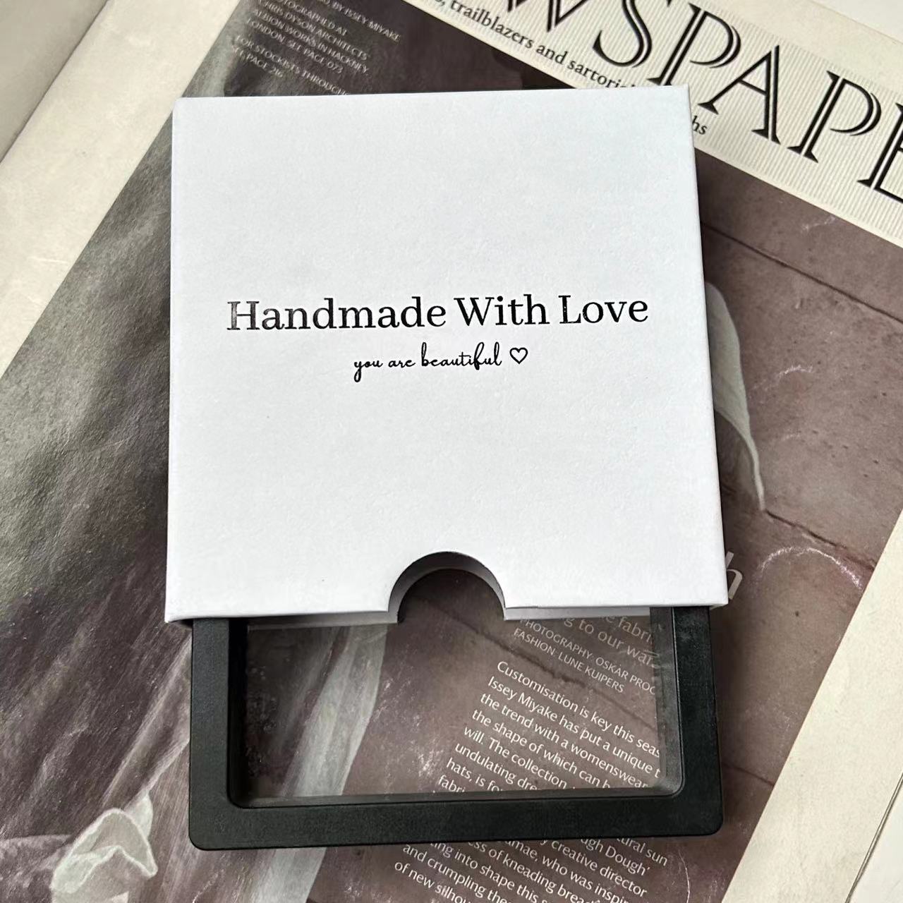 Premium Press‑On Nail Drawer Box – Elegant PE Pull‑Out Packaging Box