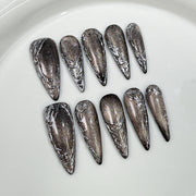 Midnight Armor Series Press-On Nails