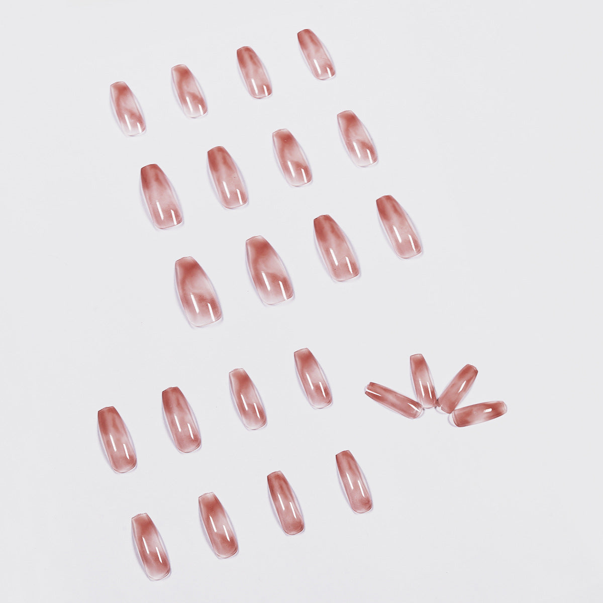 Penetração de gelo âmbar para unhas, arte de unha finalizada, remendo de unha, remendo de unha removível, balé de unhas ｜365nails