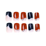 Uñas falsas, uñas simples, graffiti, uñas blanqueadas, uñas falsas, uñas al por mayor｜365nails