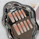 Pure handmade press on nails   nail art fake nails beauty | 365nails