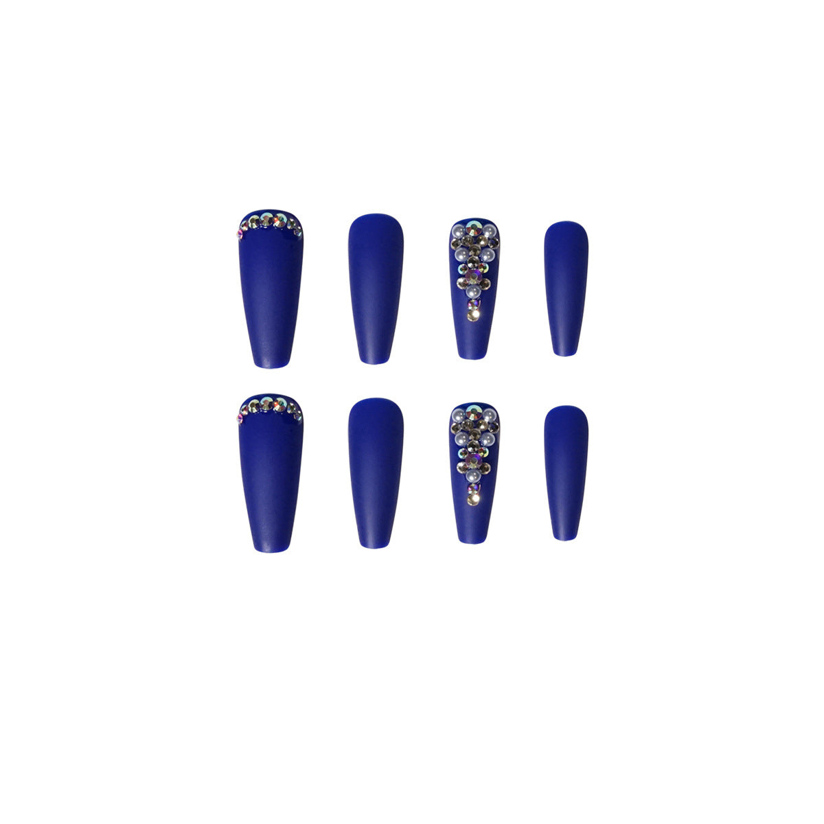 Royal blue  whitening manicure full diamond series   direct supply  wholesale  wholesale｜365nails