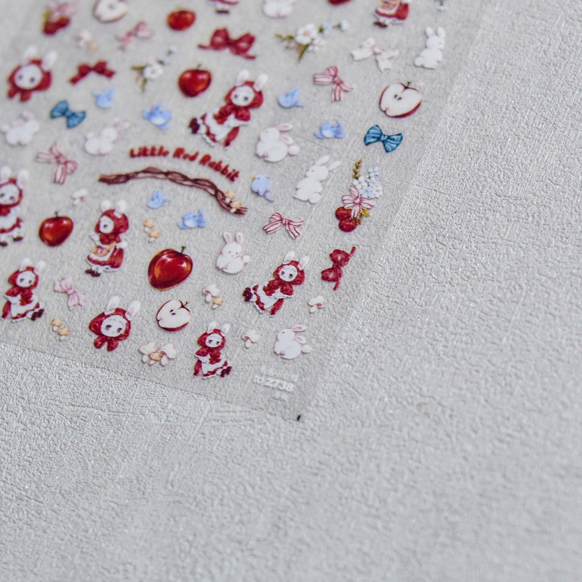 Angel Teddy & Sweet Lolita: "Celestial Angel Teddy" – 5D Embossed Nail Sticker