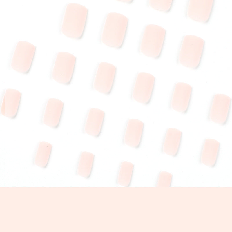 穿戴甲批發｜純色霧面長方形成品穿戴甲片｜365nails