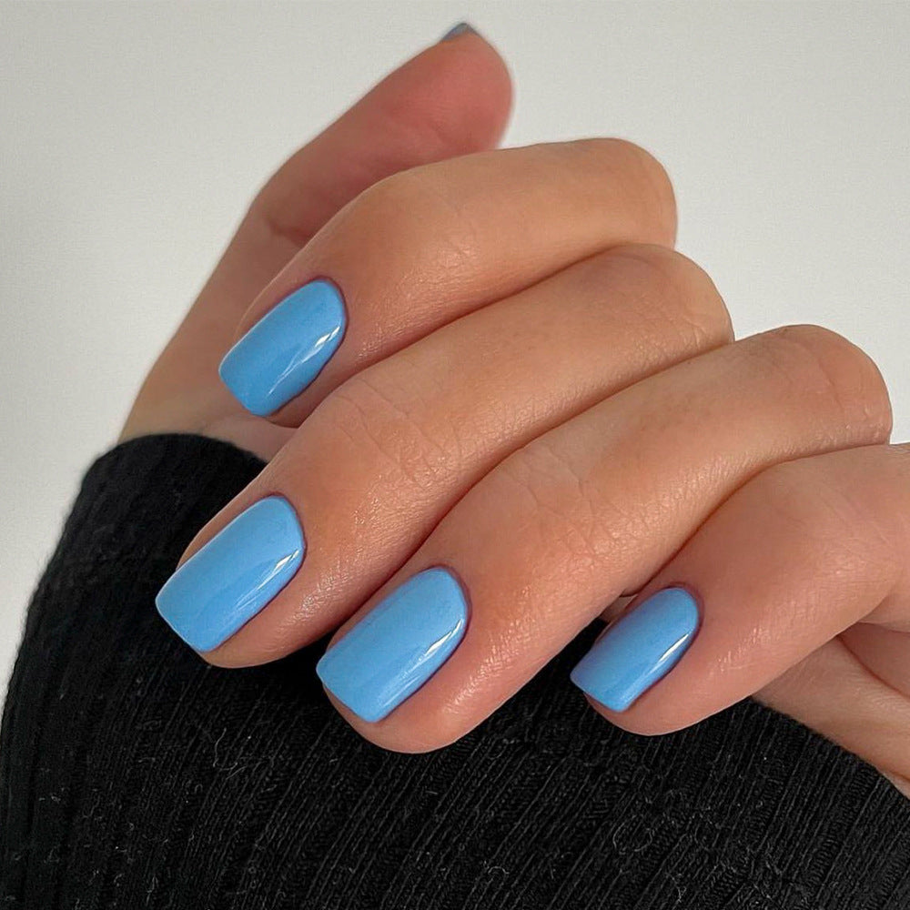 經典純色紅色短款方形穿戴甲 批發｜365nails